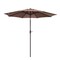 Villacera 9-Foot Outdoor Patio Umbrella, Brown 83-OUT5441 - alternate 5